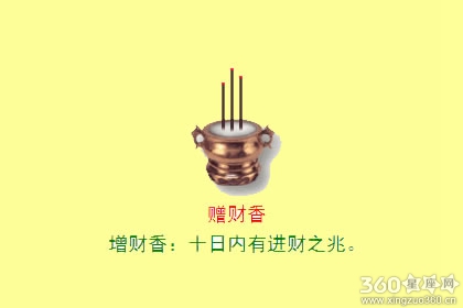 二十四香谱图解之增财香的语意