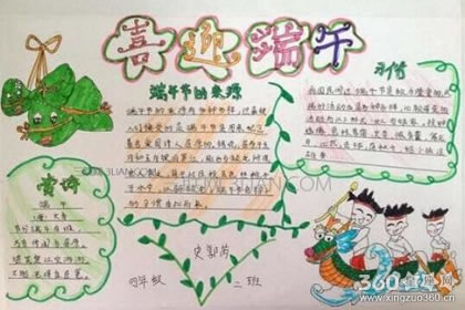 端午节手抄报简单漂亮 中国节日手抄报