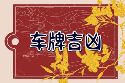 哪些车牌号码比较好 什么车牌尾号最招财