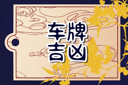 吉祥车牌号码大全2024 2024年吉利车牌号