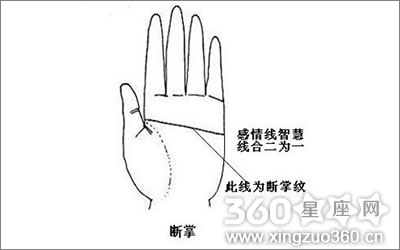 假断掌的男人的命运