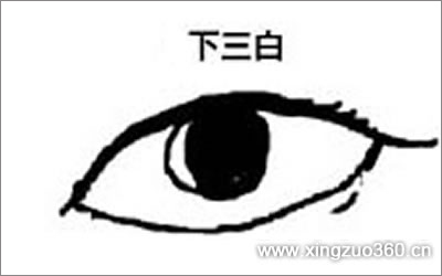 下三白眼的女