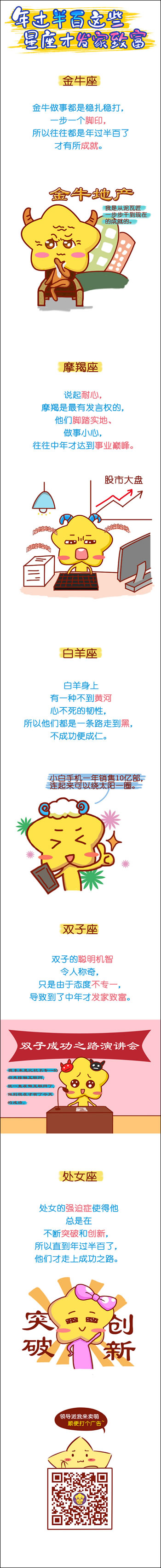 年过半百这些星座才发家致富