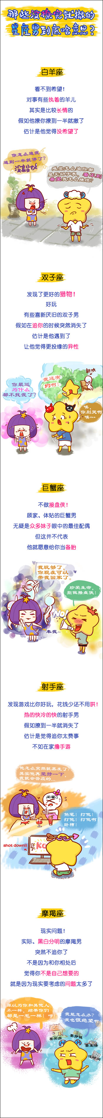 那些没撩完就撤的星座男到底啥意思？