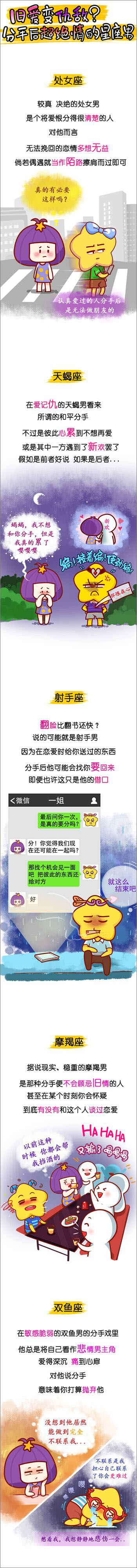 旧爱变仇敌 分手后超绝情的星座男