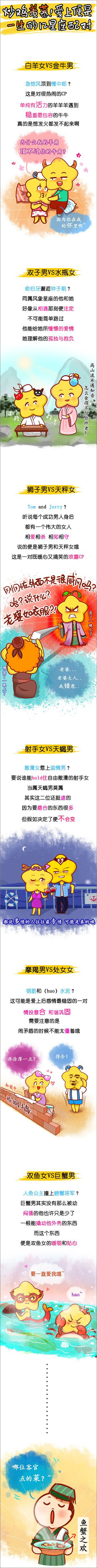 炒鸡羡慕 爱上便是一生的12星座配对